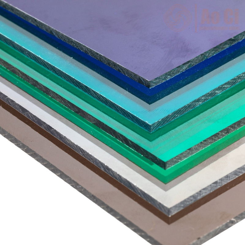 50um UV Planchas De Policarbonato Blanco Opalino Colores Precio Polycarbonate