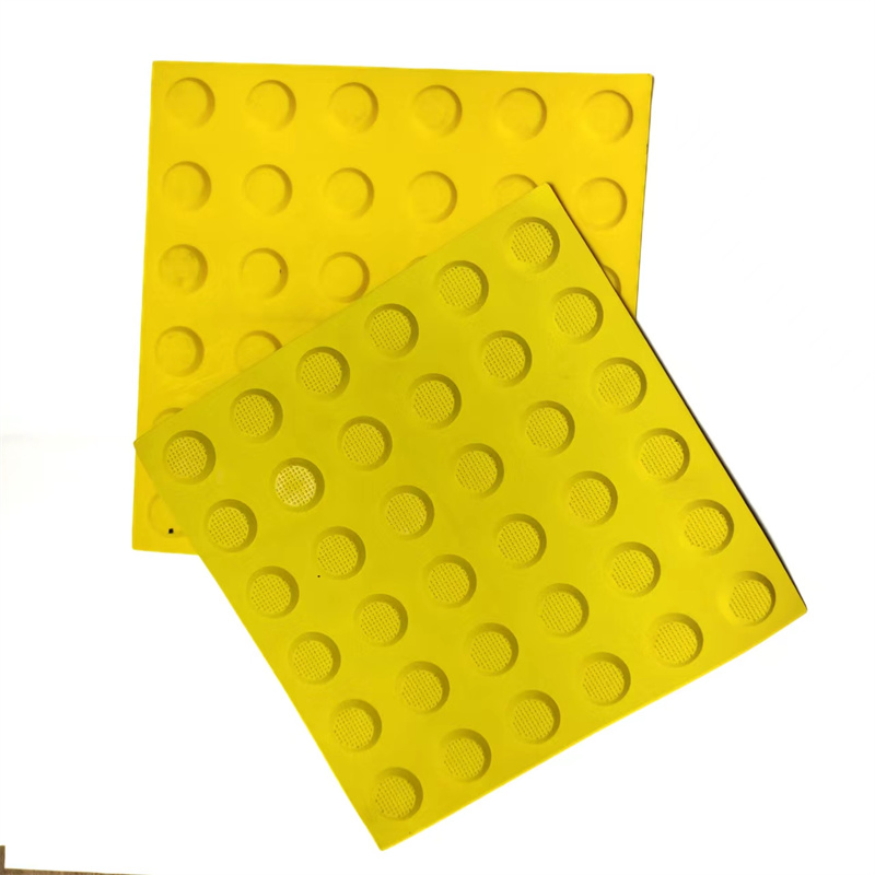 Non-Slip 30X30cm Self Adhesive Rubber Floor Tactile Tile