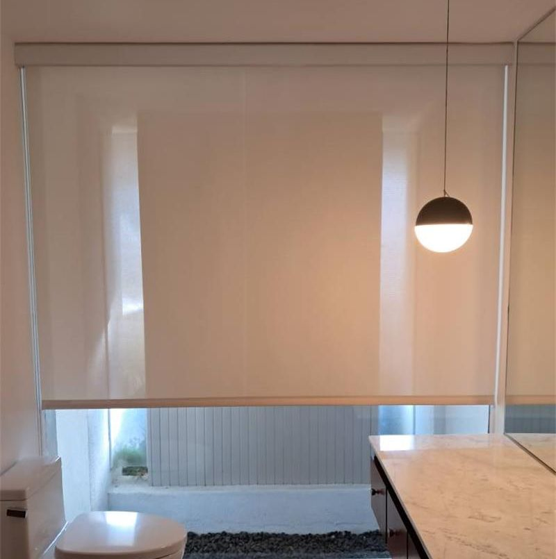 Commercial Elegant Motorized Smart Roller Blinds Windproof Automatic Window Roller Blinds for Windows