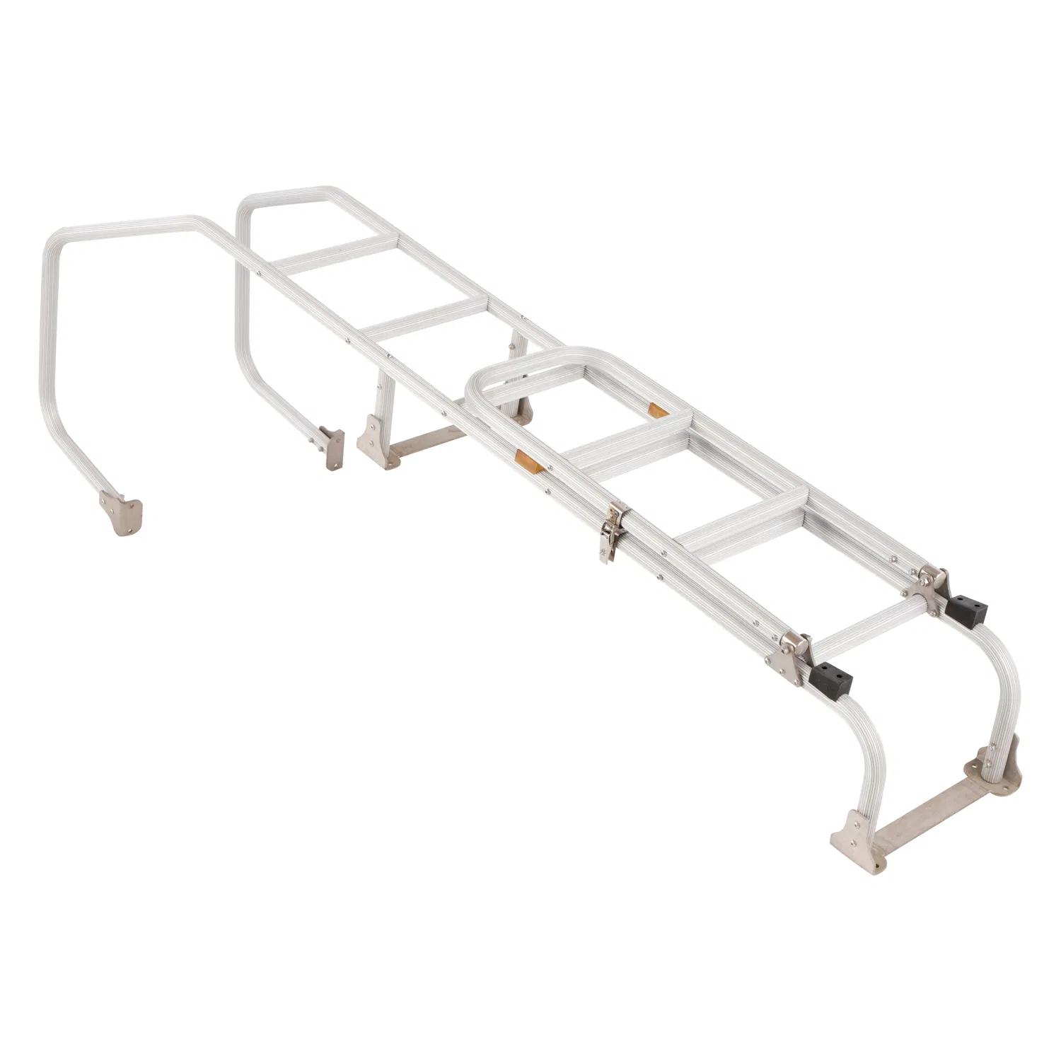 Fire Truck Emergency Vehicle Stainless Steel Aluminum Back Step Ladder Folding Ladder