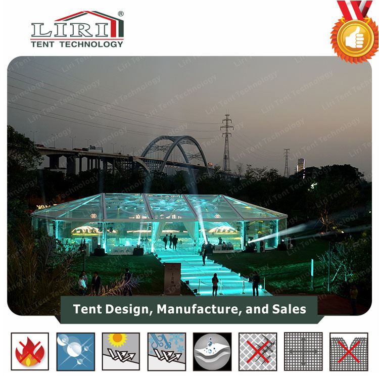 Clear Span Transparent Marquee Tent for Fashion Show