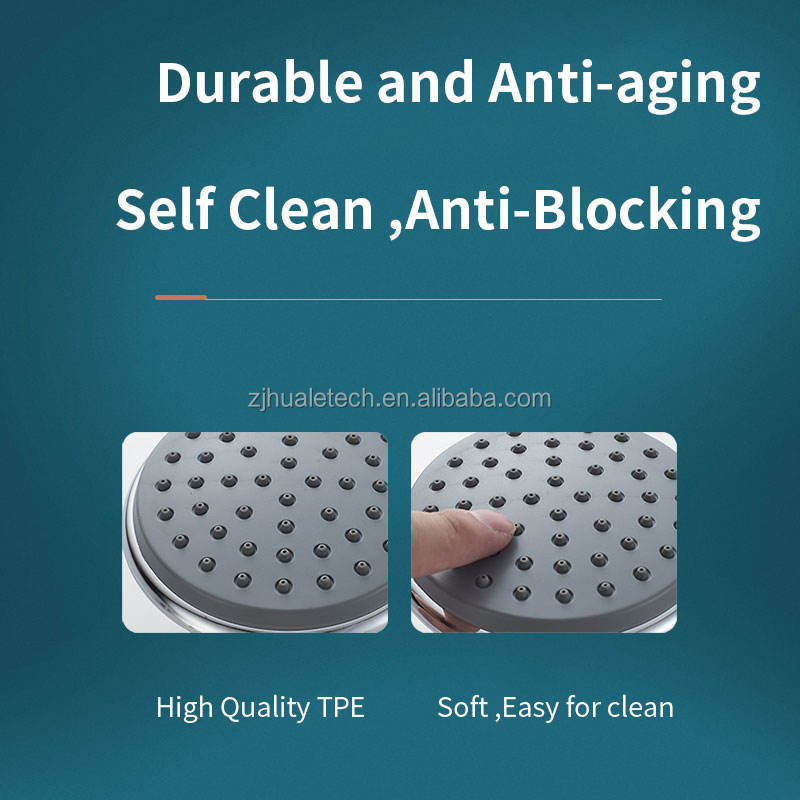 1f160 Classic Round Plastic Rain Shower Head Bathroom Shower for Bath