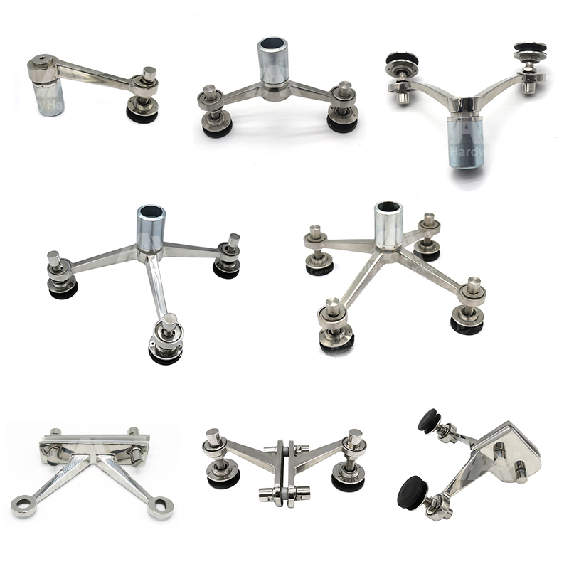 Spider Fitting Glass Mounted Spider Stainless Steel Glass Spider