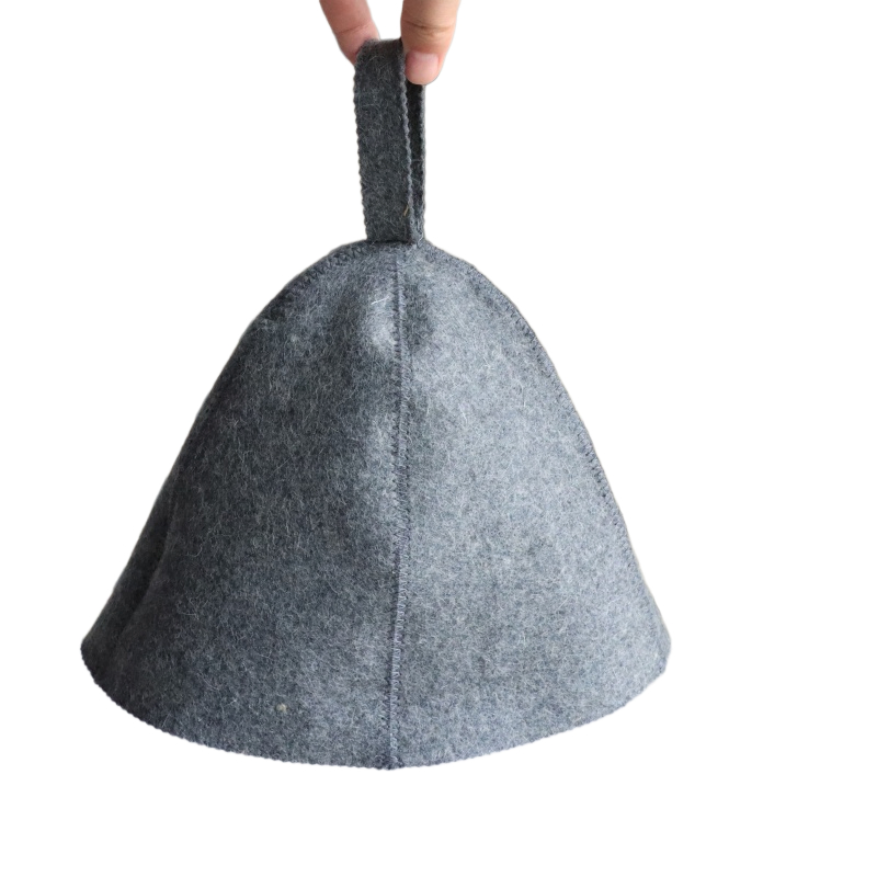 Sauna Hat for Women Men, 100% Wool Felt Bath Cap, Unisex Bathroom Sauna Accessories for Men Women
