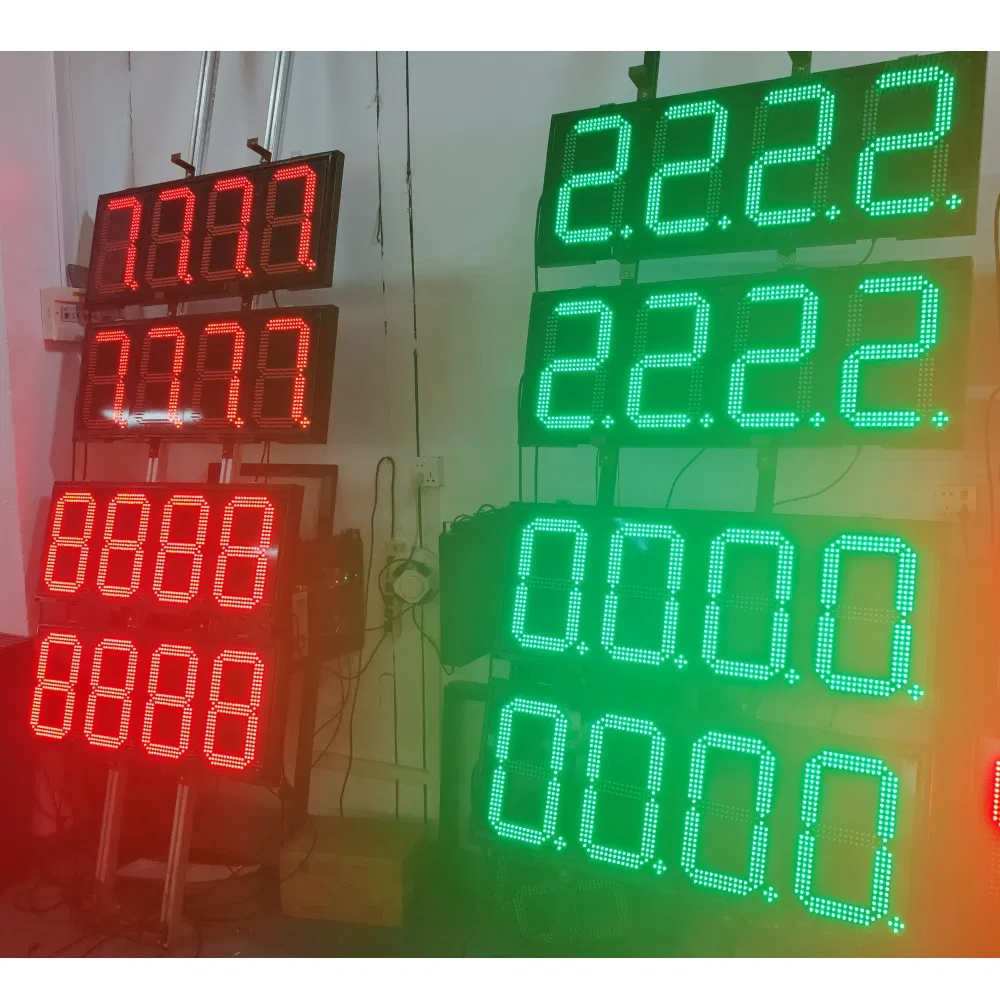 8inch 7 Segment LED Display LED Digital Petrol Station Gas Price Displays