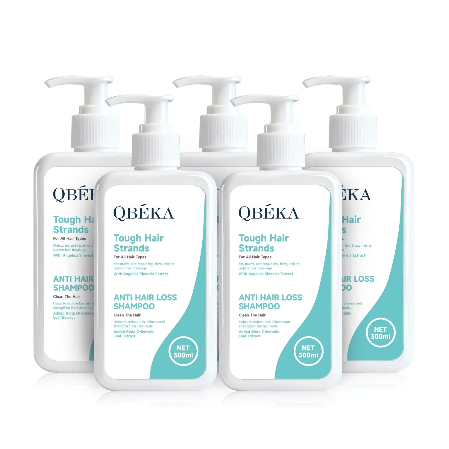 Qbeka Herbal Refreshing Shampoo for Anti-Hair Loss & Scalp Revitalization