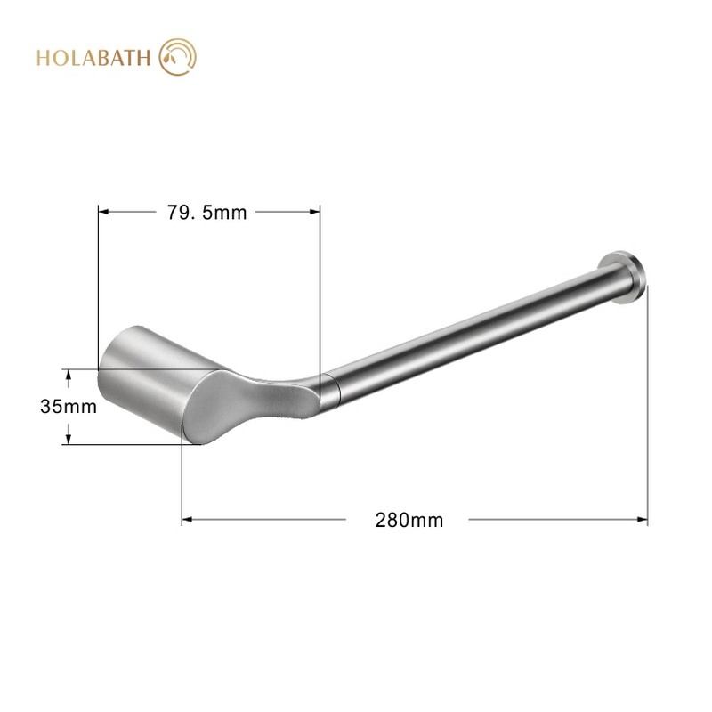 Stainless Steel Towel Holder 18 Inch Commercial Grade Rustproof Bathroom Organizer