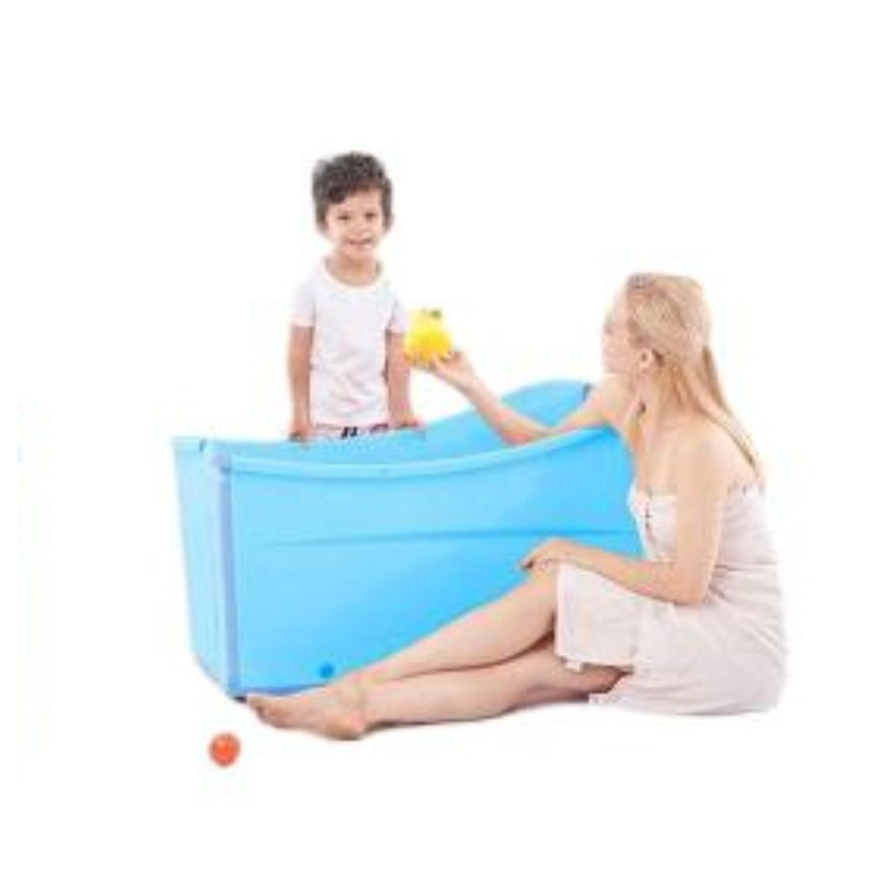 Foldable Bathtub Extra Long Bathing Tub Eco-Friendly Safe Material Children Bath Tub