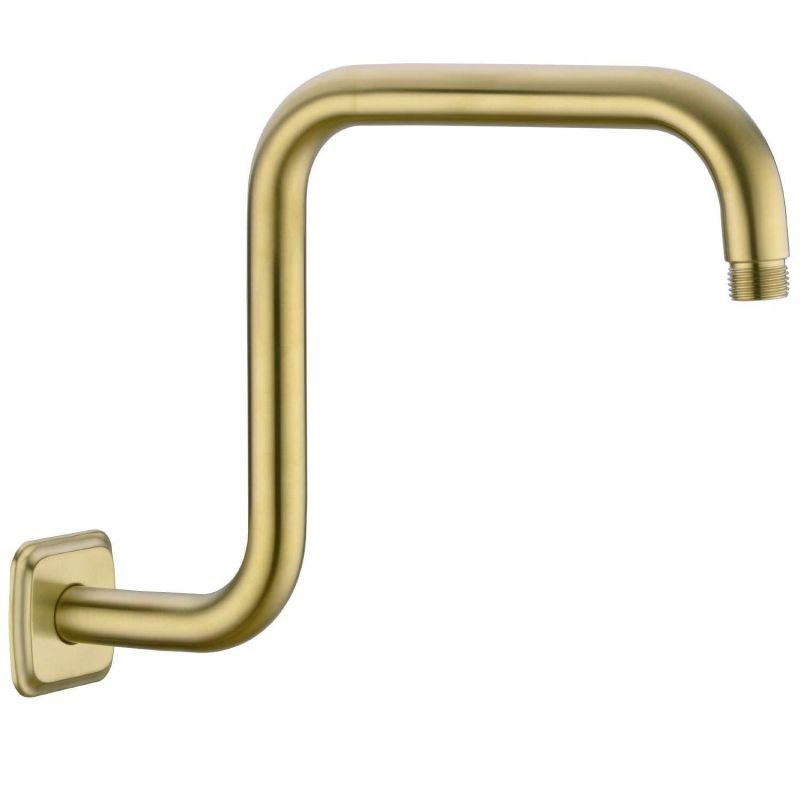 Stainless Steel Brushed Nickel Nature Color Ceiling Rain Shower Arm