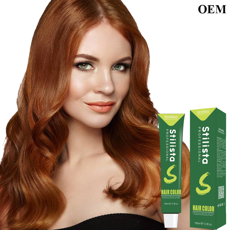 100 Ml 55 Colors Private Label Ammonia Free Professional Permanent Non Allergic Hair Dye