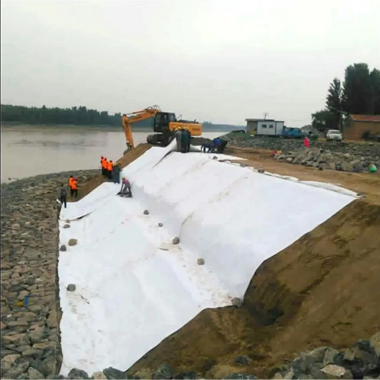 Polyester Reinforced Fabric Non Woven Geotextile for Road Railway Construction