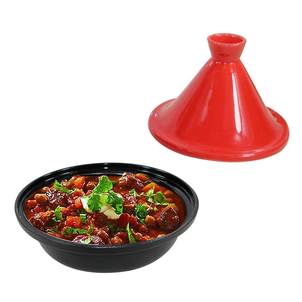 Versatile Enamel Cast Iron Cookware Set for Delicious Tagine Dishes