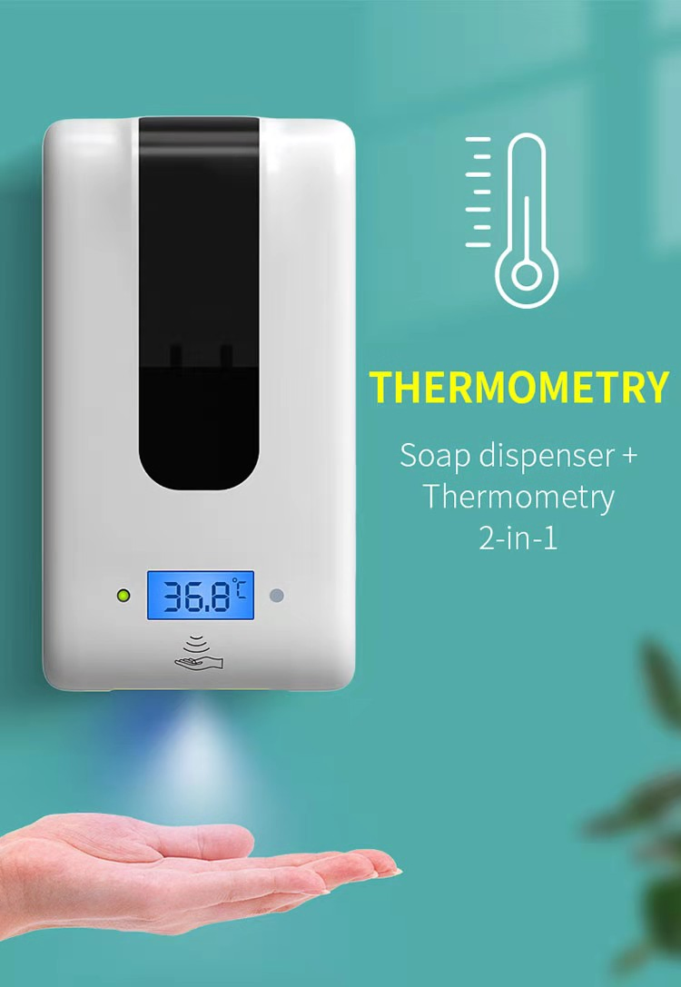 Wall-Mounted Rechargeable Automatic Soap Dispenser for Easy Use