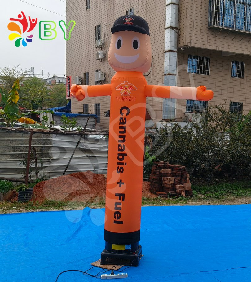 Inflatable Waves Sky Air Dancer / Fly Guy Inflatable Air Dancer Costume Sky Dancing Man Tube with Blower
