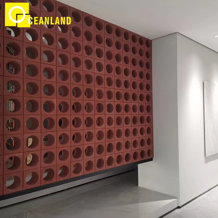 China Factory Building Material Ceramic Clay Wall Fired Hollow Clay Bricks