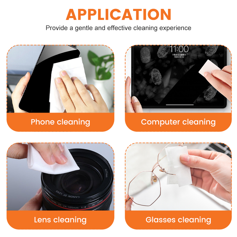 Влажные салфетки для экранов 30x20 см, антистатические