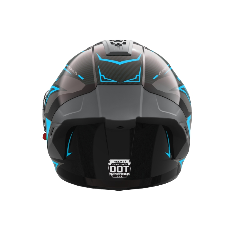 Dual-Function Flip-Up ABS Motorcycle Helmet with Ventilation