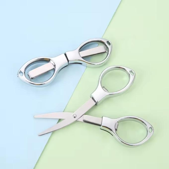 High Quality Mini Pocket Folding Scissor for Tailor Stainless Steel Sewing and Paper Cutting Scissors Folding Fishing Scissor