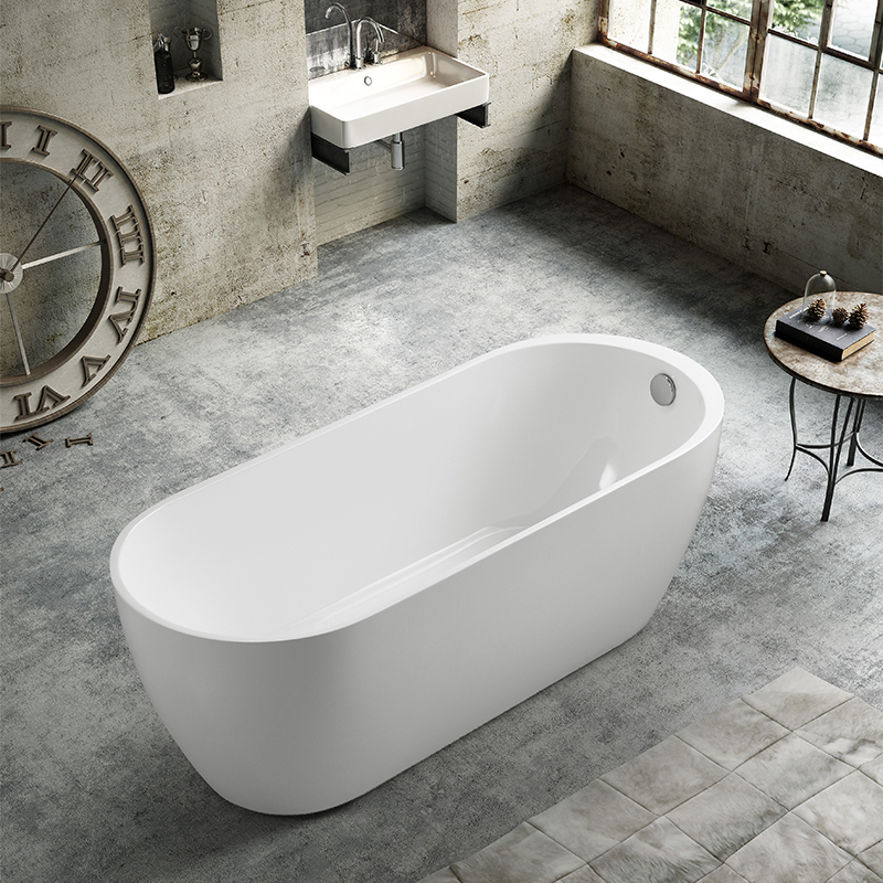 Hot Sale Acrylic Material Freestanding Bath Tub Bathtub