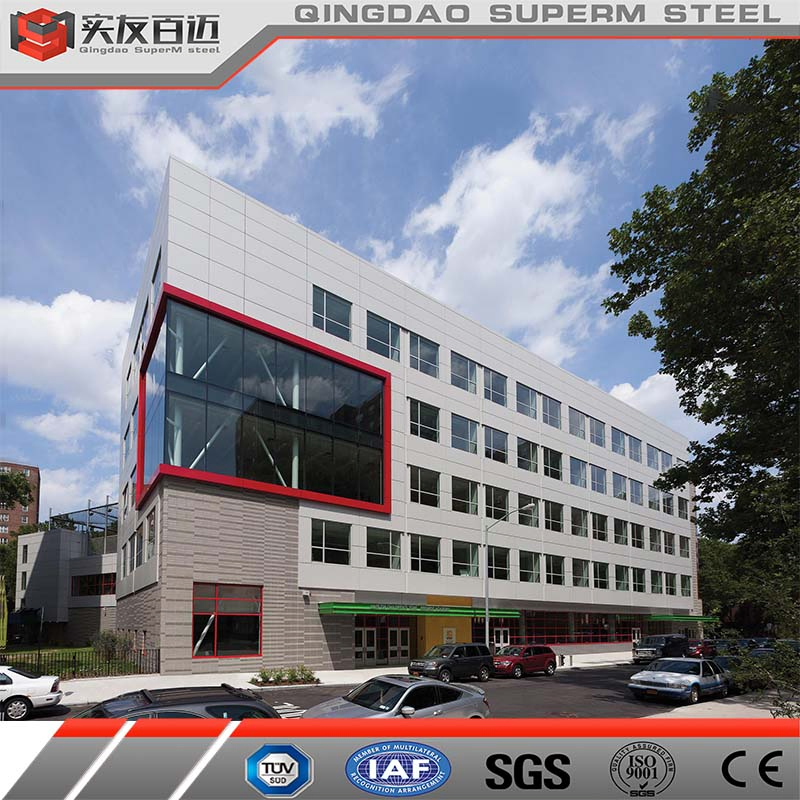 Customized Quick Build Prefabricated Steel Structure Office Factory Workshop Warehouse Steel Building
