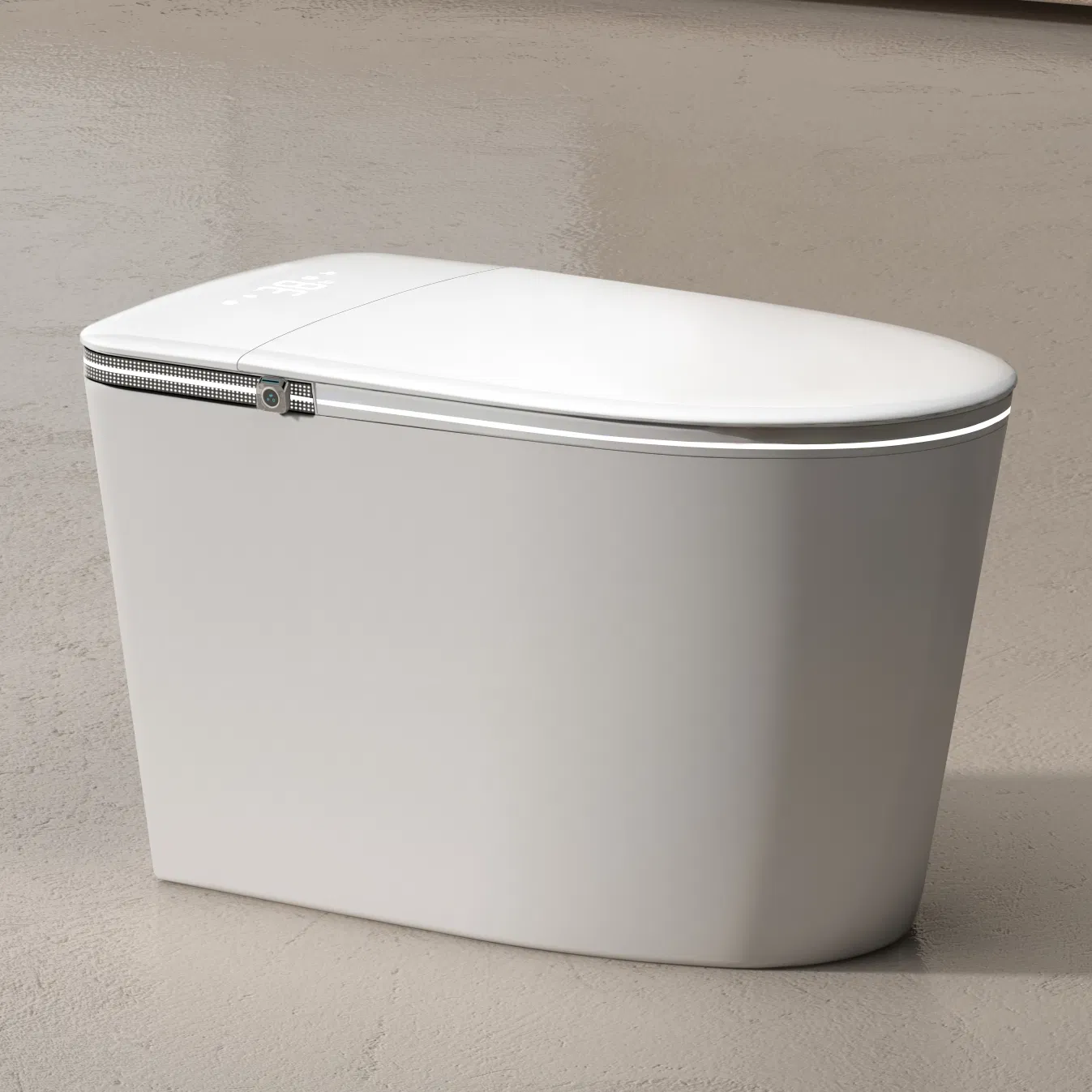 Ultrathin Automatic Floor Mounted Ambient Lighting Water Closet Intelligent Smart Toilet