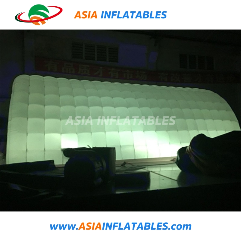 Giant Inflatable Tunnel for Wedding Party Use, Inflatable Event Tunnel with Lights