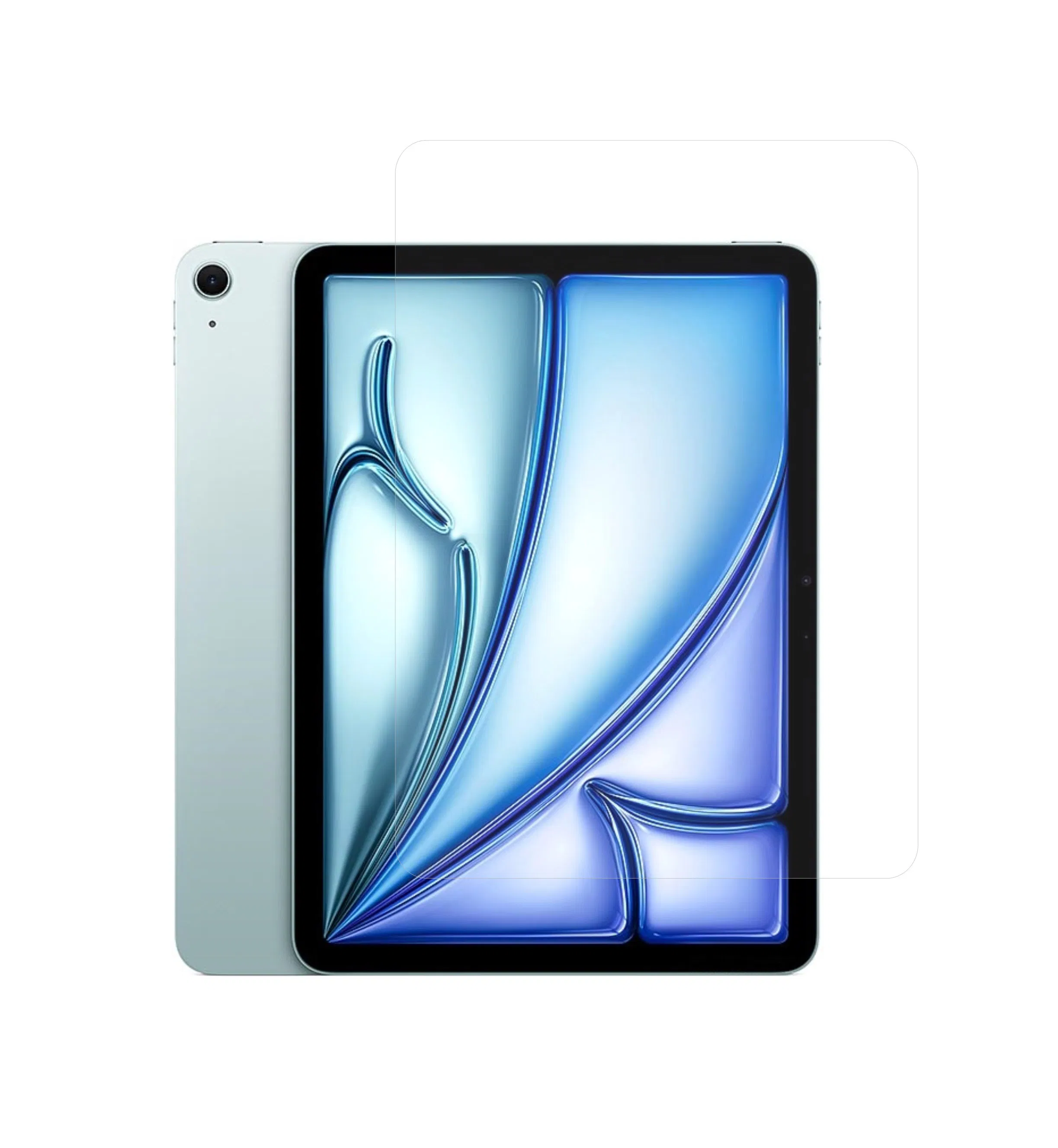 Защитное стекло 2.5D 9H для Apple iPad Air 11 (2024)