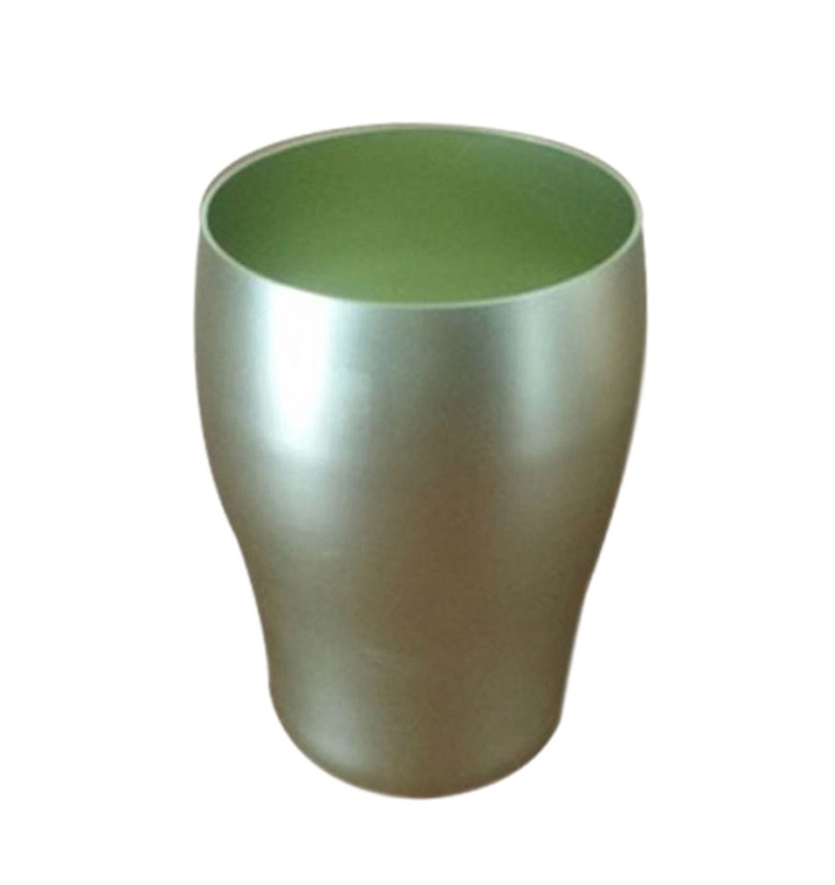Hot Food Grade Shaped Aluminium Wine Cups Creative Quick Frozen Single Layer Drum Cups for Blue Point Brewing