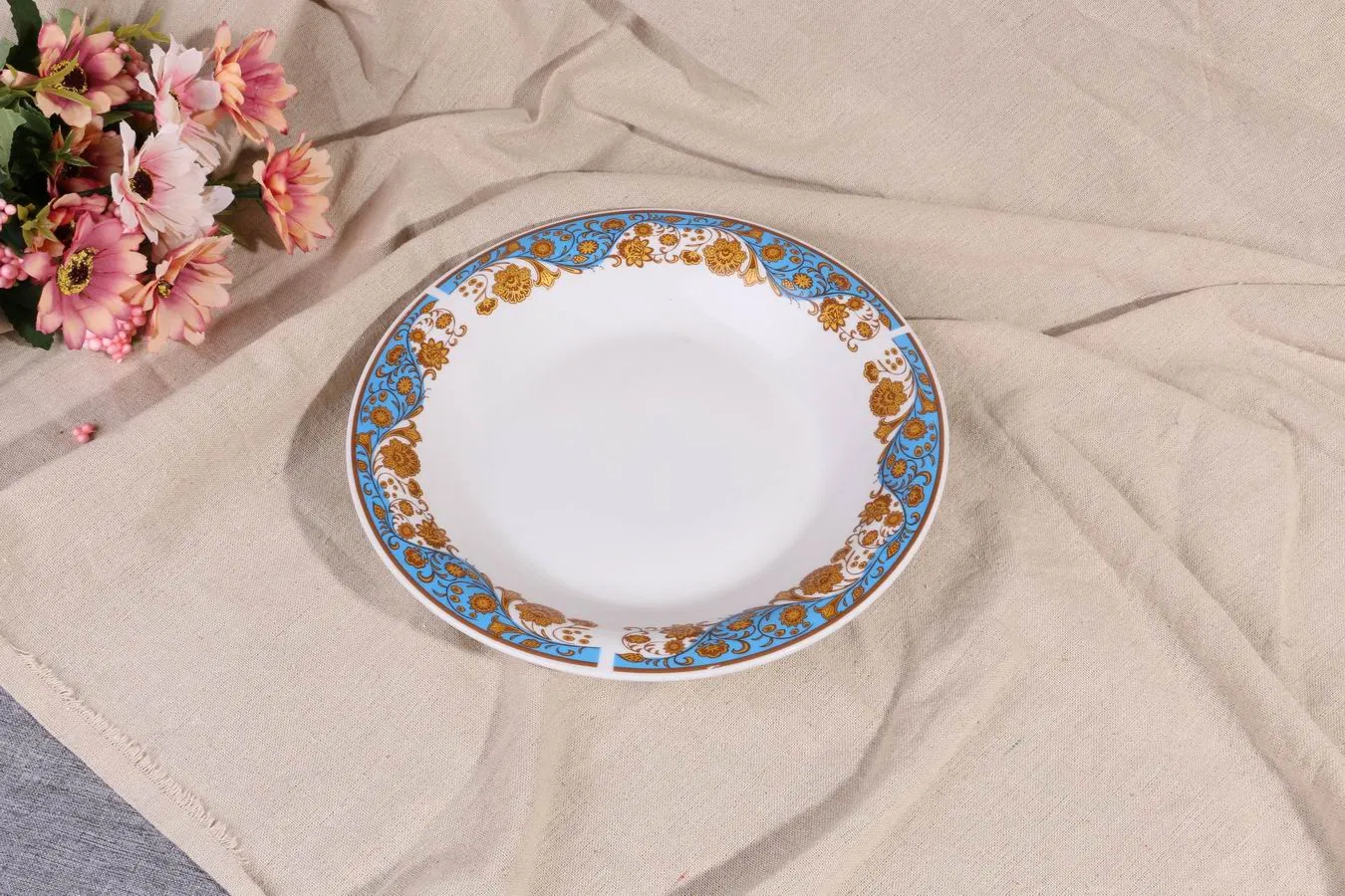 9.2"Soup Plate Round Decal Porcelainware Ceramics Tableware