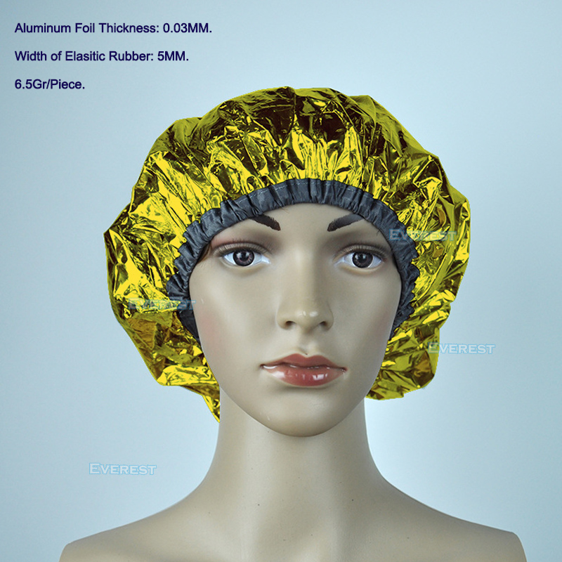 Silver Metalized PE Hair Caps