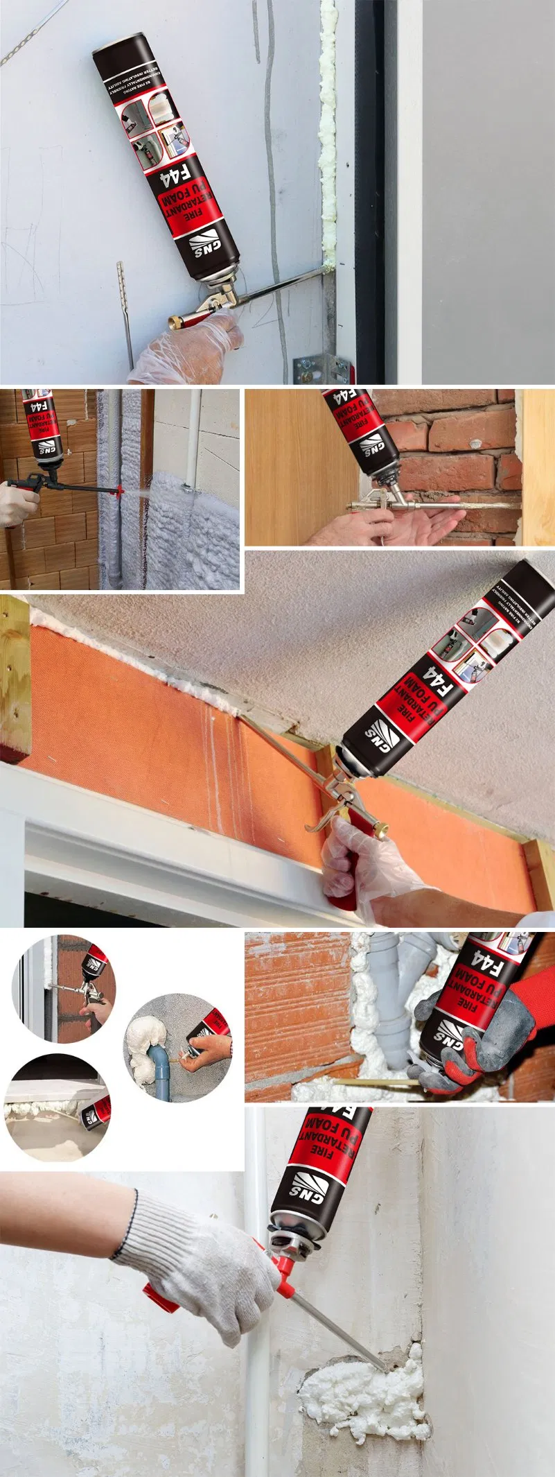 B2 Fire Resistance PU Foam for Large Building or Fireproof Doors