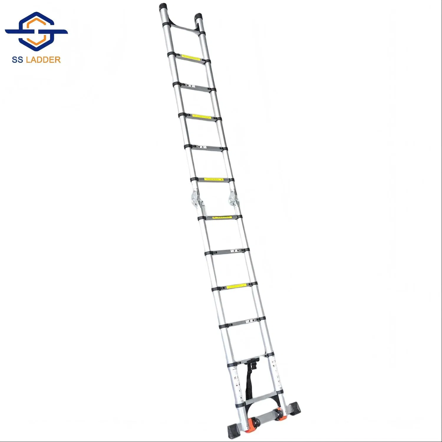 Made in China Robust & Stable Commercial Grade Aluminum Extendable a-Frame Ladder with Cheap Price