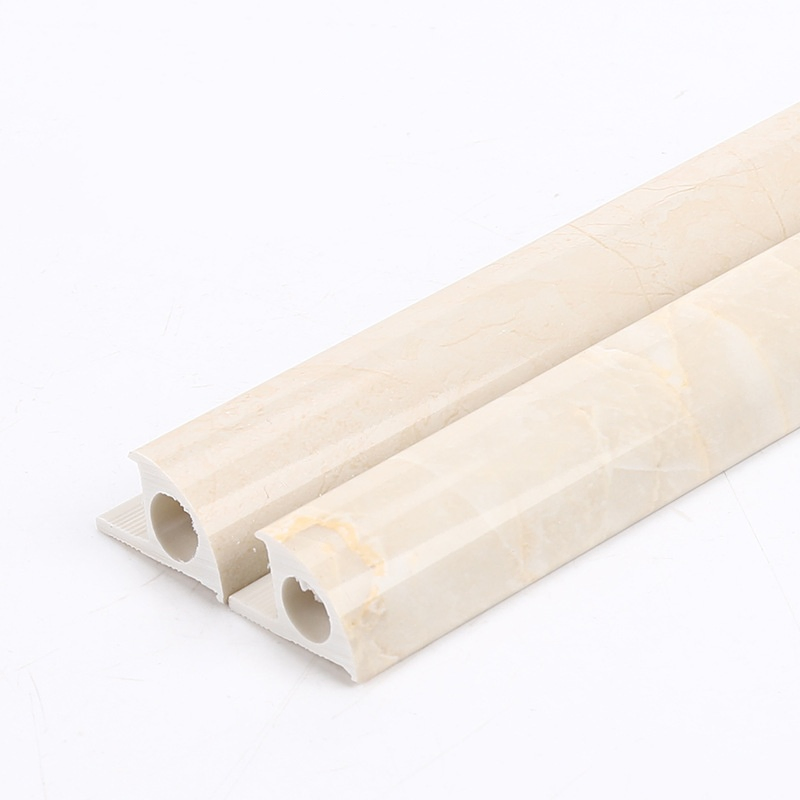 Free Sample 2.5m Custom Marble Color Ceramic PVC Tile Corner Trim Plastic Tile Edge Trim