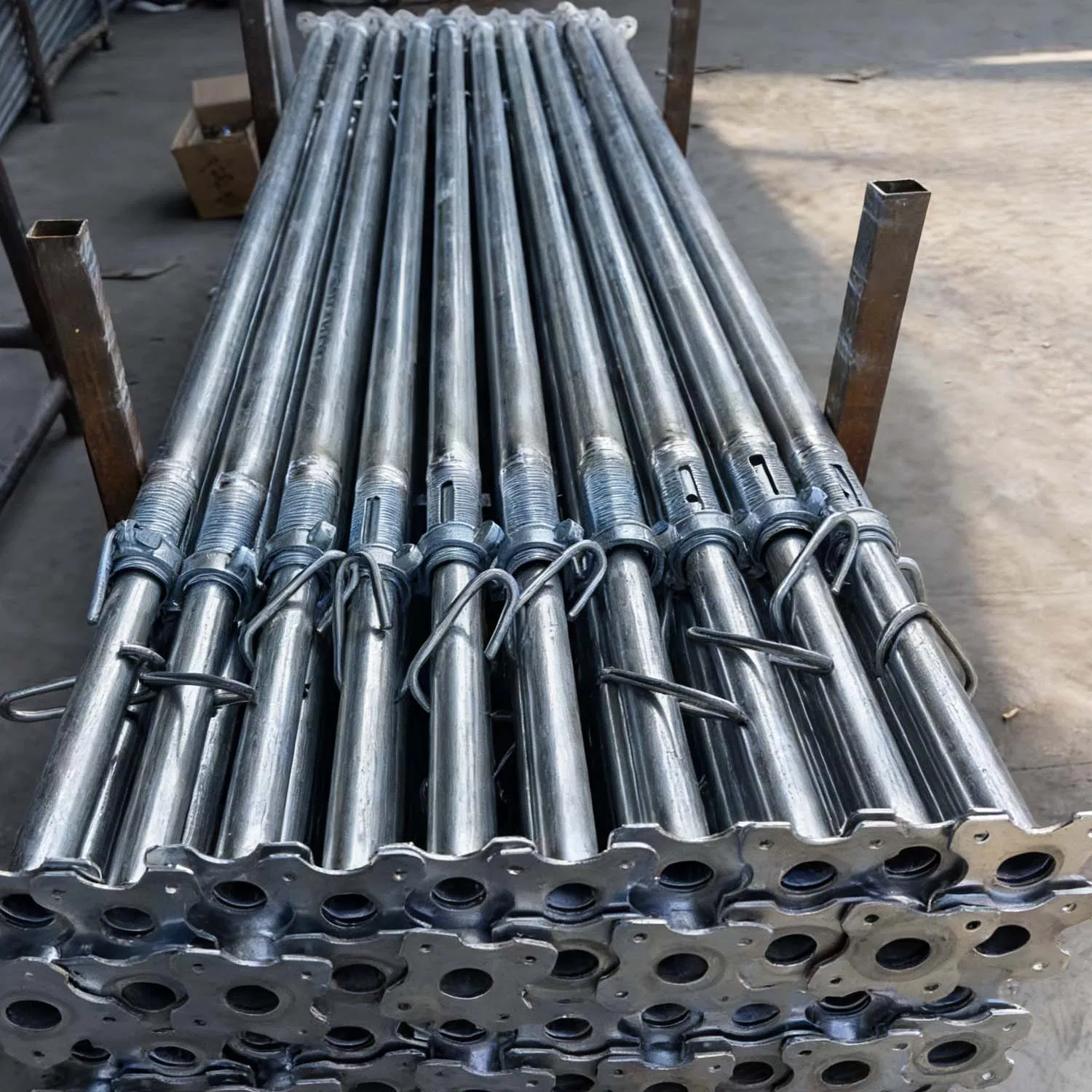 Concrete Slab Telescopic Shoring Adjustable Acrow Steel Scaffolding Formwork Support Prop