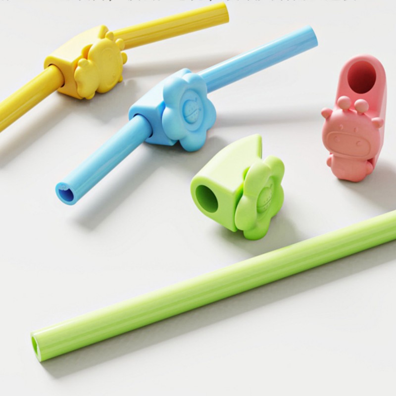 Dishwasher Safe Reusable Silicone Drink Straws Food Grade Baby Silicone Straws
