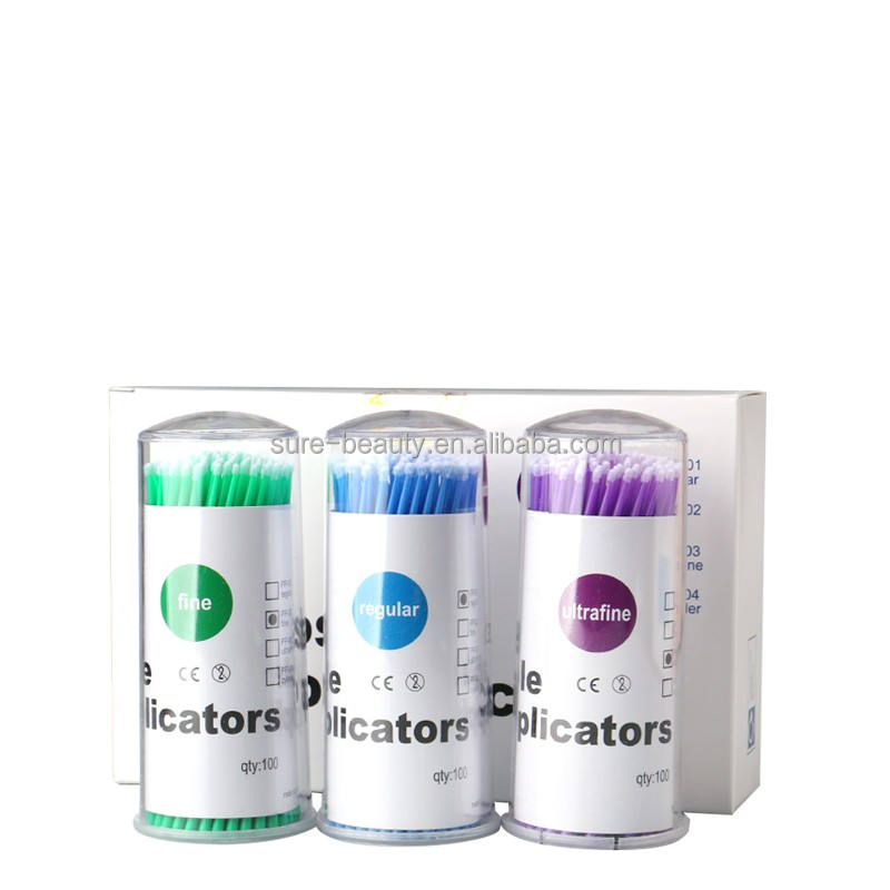 Disposable Micro Brushes Cotton Swab Applicators for Dental and Eyelash Extension
