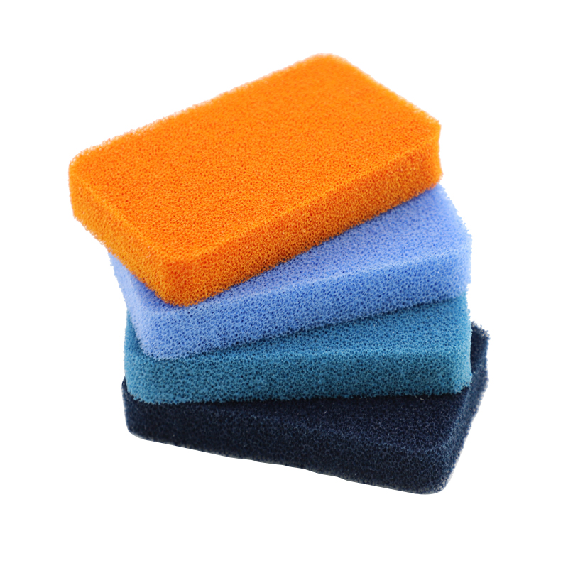 Multi-Purpose Scrub Sponges for Kitchen- Non-Scratch Microfiber Sponge Along with Heavy Duty Scouring Power