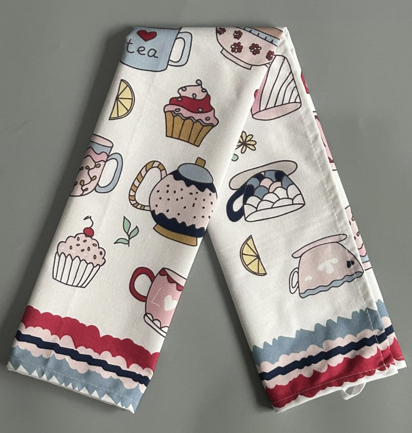 Custom Digital Printed Kitchen Napkins Tea Towels