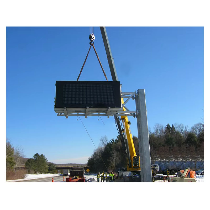 Outdoor Portable Advertise Display Screens Solar LED Variable Massage Sign Vms Trailer