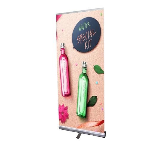 Lightweight Aluminium Roll-up Stand for Indoor and Outdoor Promotions