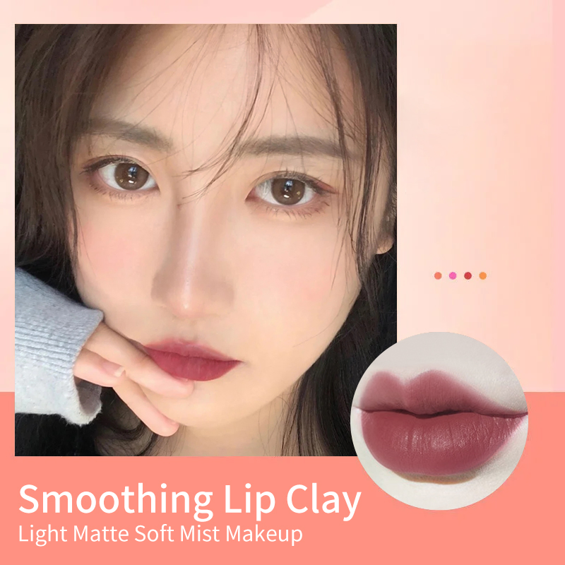 Wholesale Matte Creamy Lip Mud Makeup Lasting Lip Gloss Silk Soft Lipstick