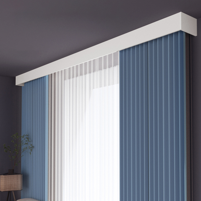 Manufacture Modern Ceiling Mount Aluminium Curtain Box with LED Light