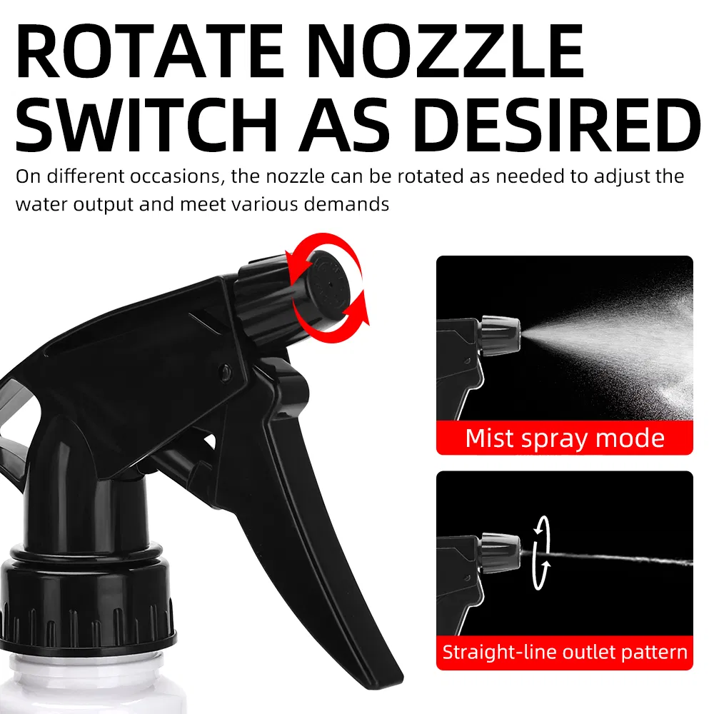 High Quality Hairdressing Plastic Spray Nozzle Fine Mist Continuous Spray Bottle for Barber