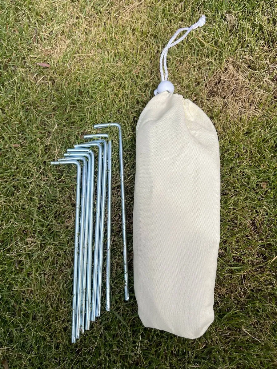 Patio Steel Sunscreen Umbrellas Garden Beach Outdoor Umbrella with Tassels 16K