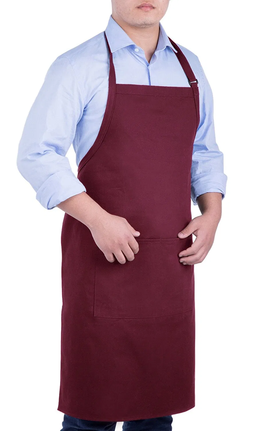 OEM Promotional Women Cooking Men Chef Waist Bib Apron Custom Embroidery Printed Logo