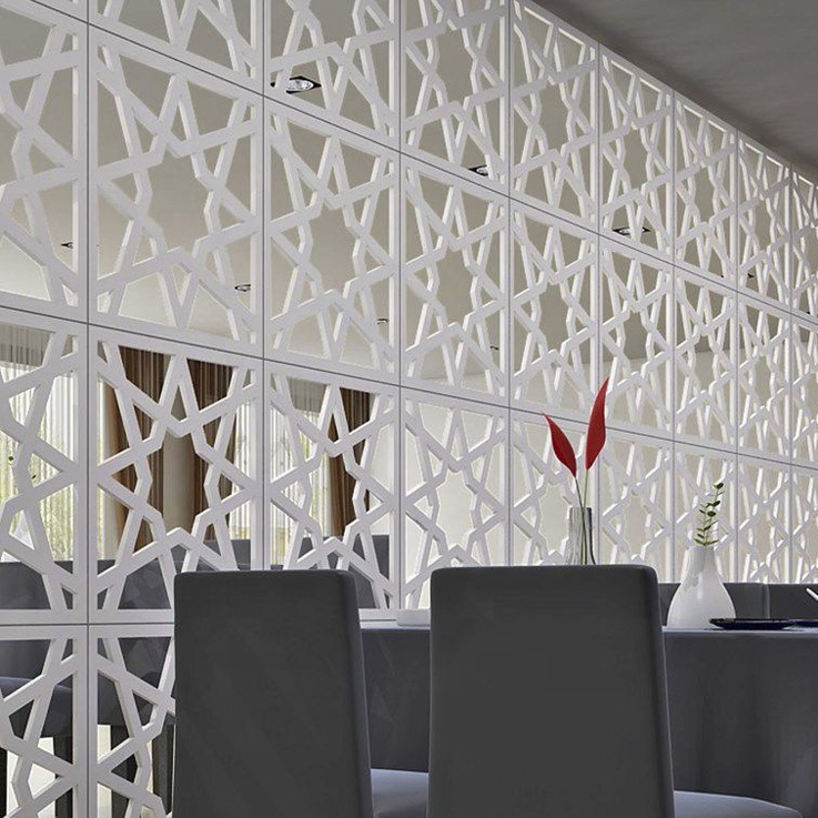 Customized Carving Aluminum Wall Panel Metal Screen Fence for Interior