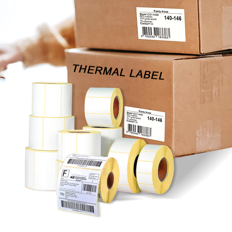 Different Sizes Customized Roll Logo Thermal Label Sticker Printing for Hospital
