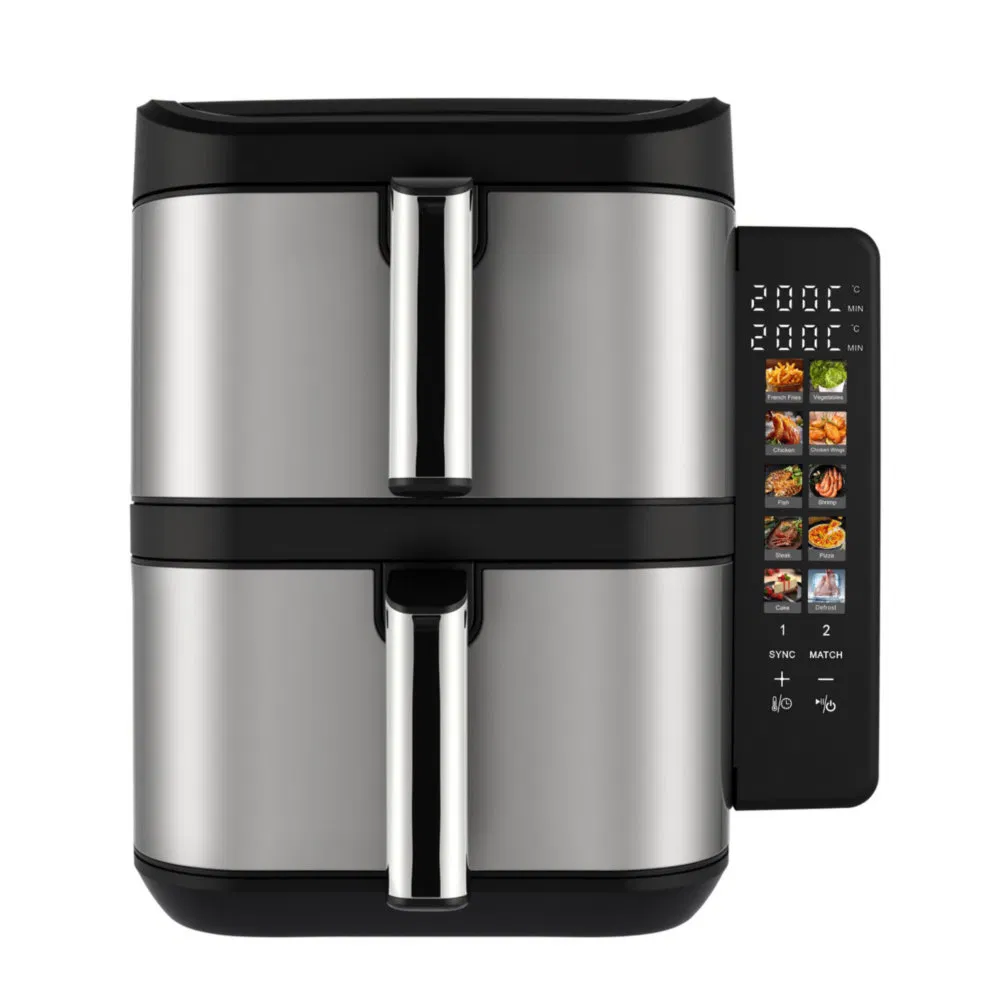 Stylish Fast Response 11L Customizable Double-Stack New Air Fryer for Weekend Feast