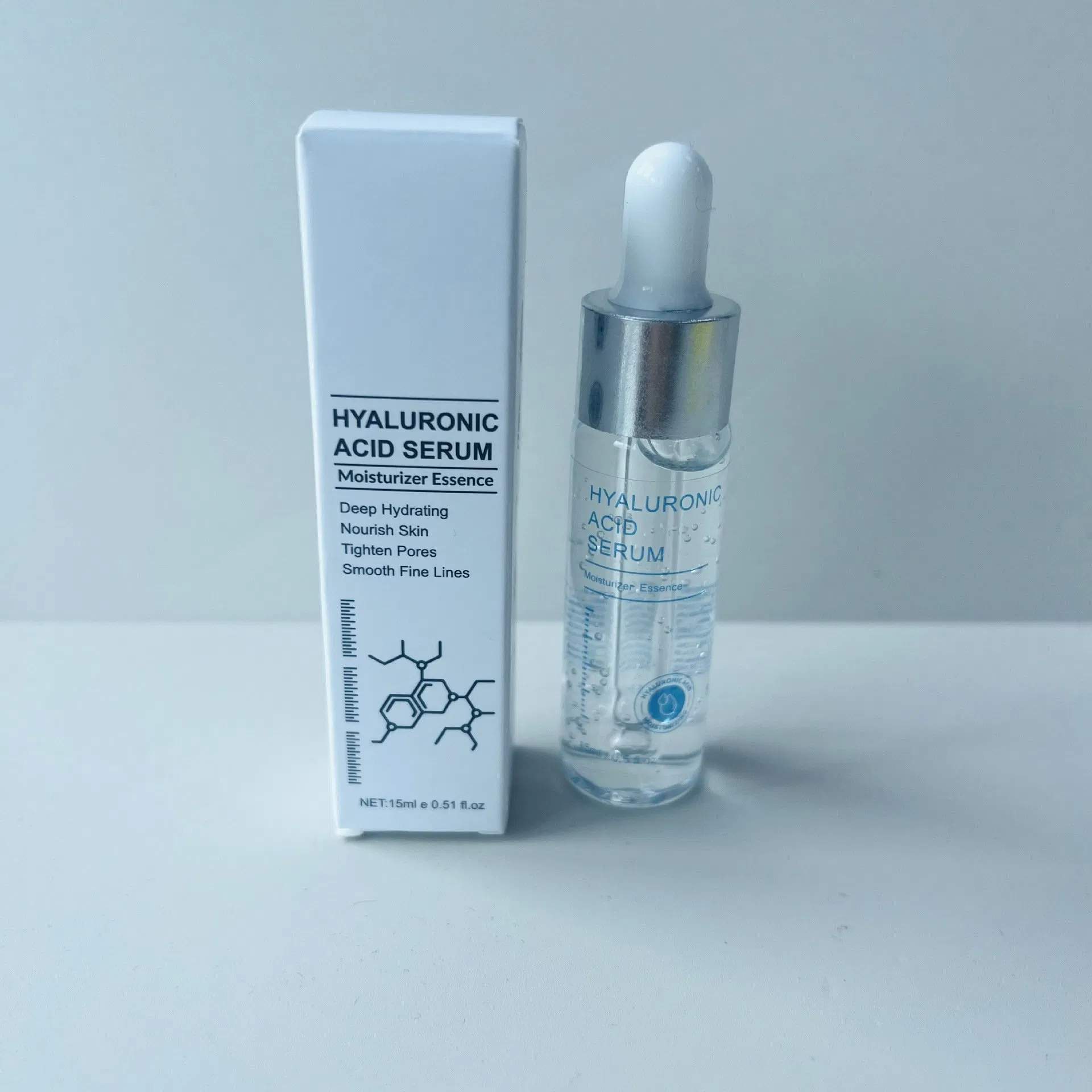 Private Label Deep Hydrating Moisturizer Essence Tighten Pores Hyaluronic Acid Lip Serum