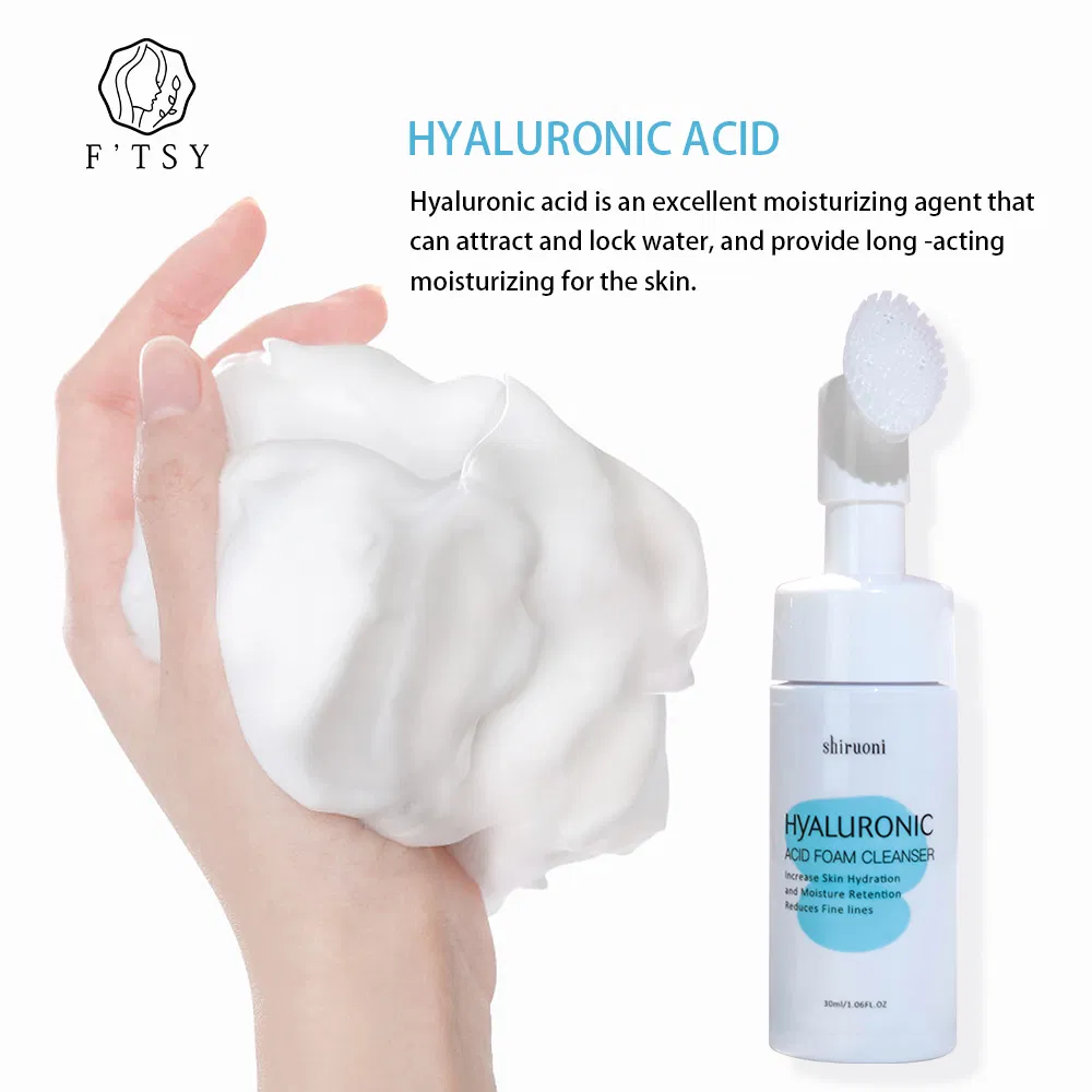 4 Pieces Hyaluronic Acid Cream/Serum/Cleanser/Toner Repairing Whitening Skin Care Set